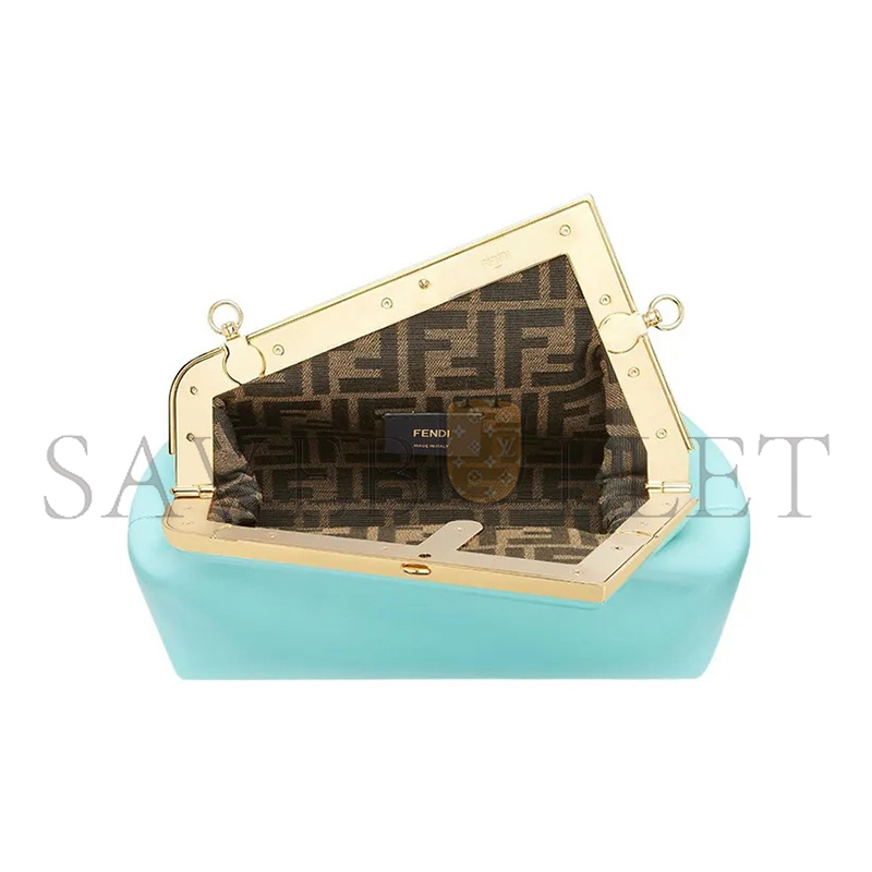 FENDI FIRST CLUTCH BAG BLUE 8BP129ABVEF1JTX (26*18*9.5cm)